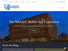 Tablet Screenshot of clearlyinnovative.com